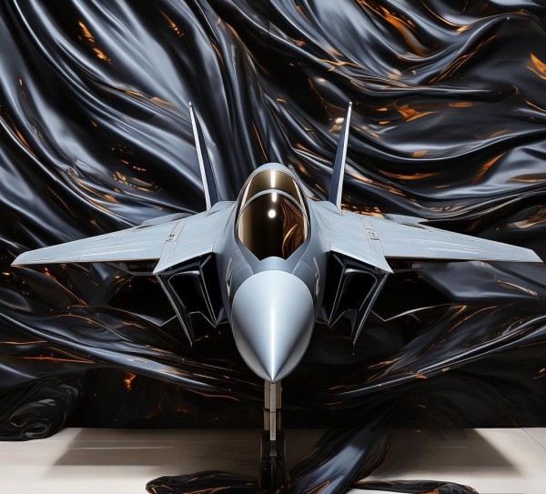当黑丝遇上数字油画，歼20战机数字油画展，科技与艺术的碰撞在展会中绽放